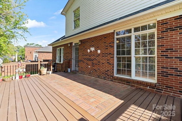 1511 Elkhart Cir, Gastonia, NC 28054 - view of wooden terrace