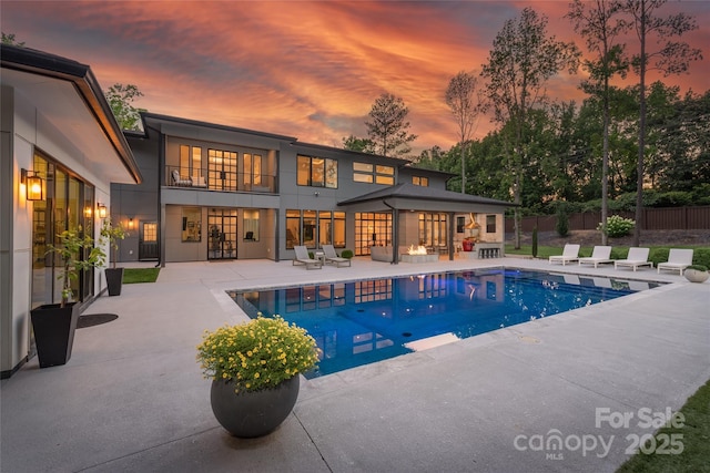 8403 Sarsfield Ct, Waxhaw, NC 28173 - view of swimming pool with a patio area