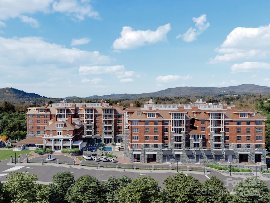 227 7th Ave W Unit 322, Hendersonville, NC 28791 - view of apartment building / complex with a mountain view