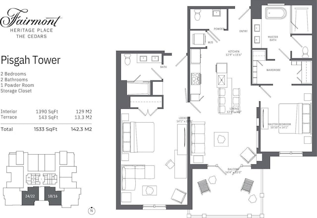 227 7th Ave W Unit 322, Hendersonville, NC 28791 - view of room layout