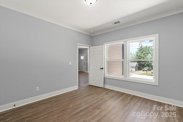 100 Boyette Dr Unit B, Albemarle, NC 28001 - unfurnished room with crown molding and wood finished floors