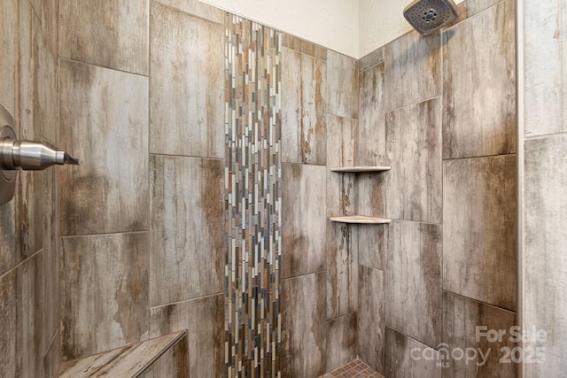 123 Clearwater Dr, Morganton, NC 28655 - bathroom view of a tile shower