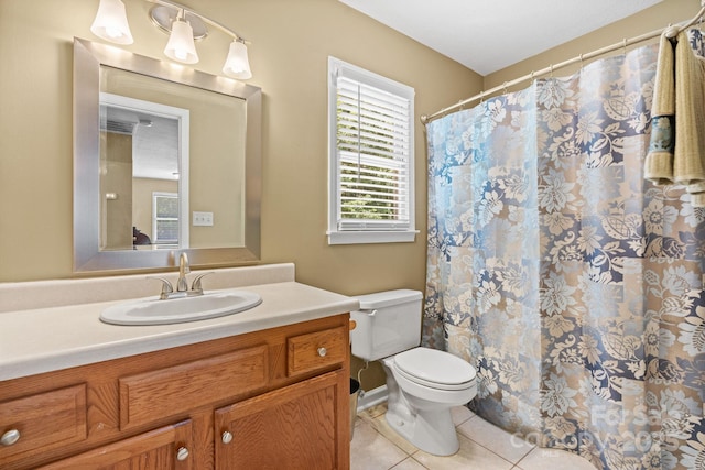 123 Clearwater Dr, Morganton, NC 28655 - full bathroom featuring tile patterned floors, vanity, and curtained shower