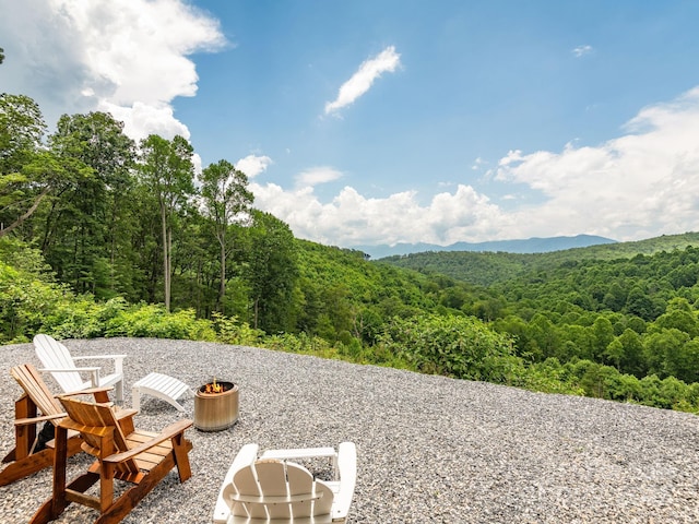 511 Emerald Mine Rd, Spruce Pine, NC 28777 - view of mountain background featuring a forest