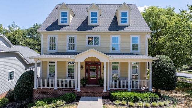 1902 4th Street Ct NW, Hickory, NC 28601 - view of front of house with a porch and a shingled roof