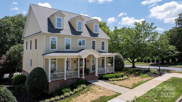 1902 4th Street Ct NW, Hickory, NC 28601 - view of front of property featuring a porch and a shingled roof
