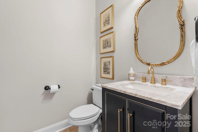 1902 4th Street Ct NW, Hickory, NC 28601 - half bath featuring vanity and tile patterned floors