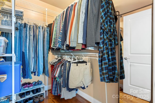1902 4th Street Ct NW, Hickory, NC 28601 - spacious closet featuring wood finished floors