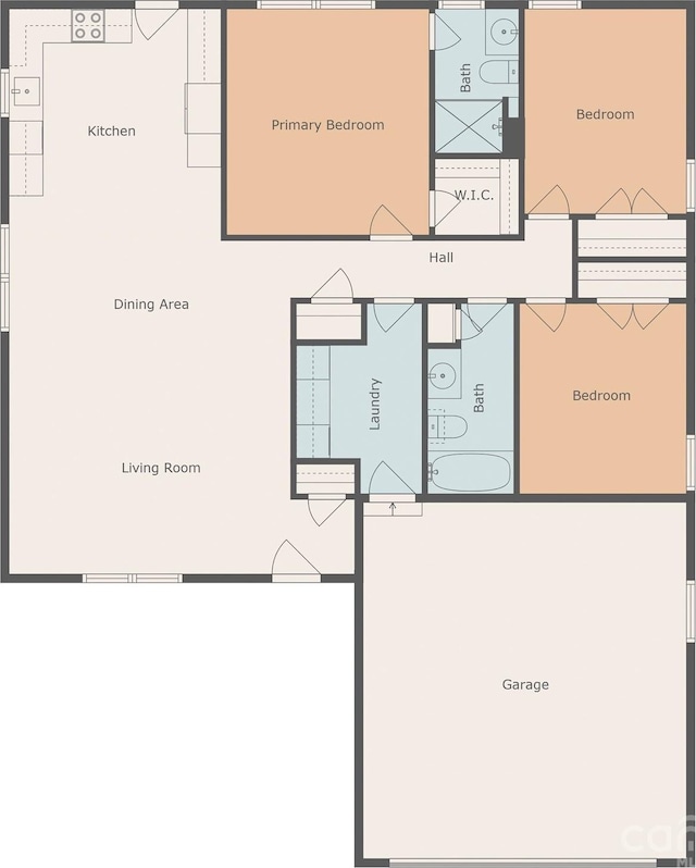 690 Mountain Rd, Hendersonville, NC 28791 - view of floor plan / room layout