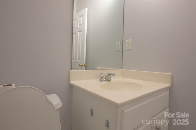 10011 Treeside Ln, Matthews, NC 28105 - bathroom with vanity and toilet