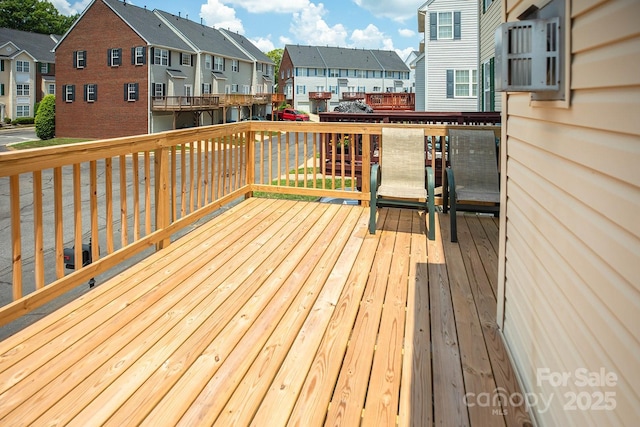 10011 Treeside Ln, Matthews, NC 28105 - wooden terrace featuring a residential view