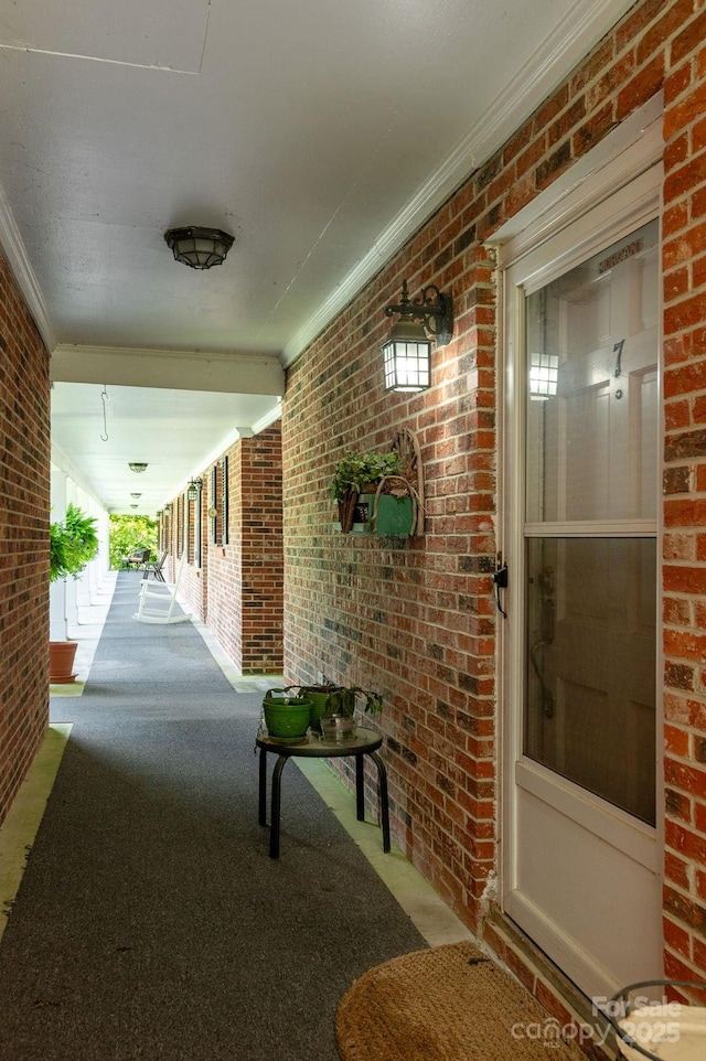 102 Boyd Dr Unit 7A, Flat Rock, NC 28731 - property entrance with brick siding and a porch