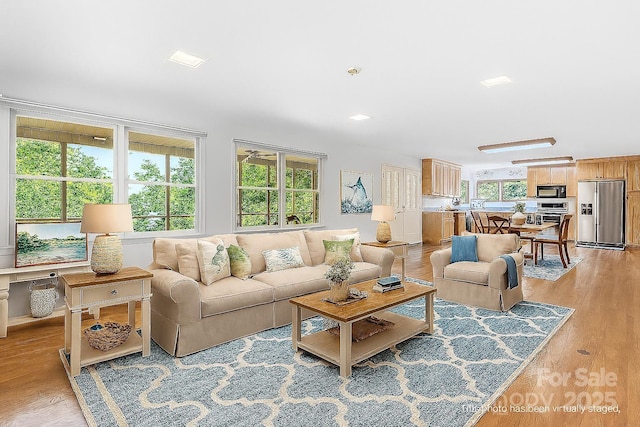 2066 Waterford Way, Morganton, NC 28655 - living room featuring light wood-style floors