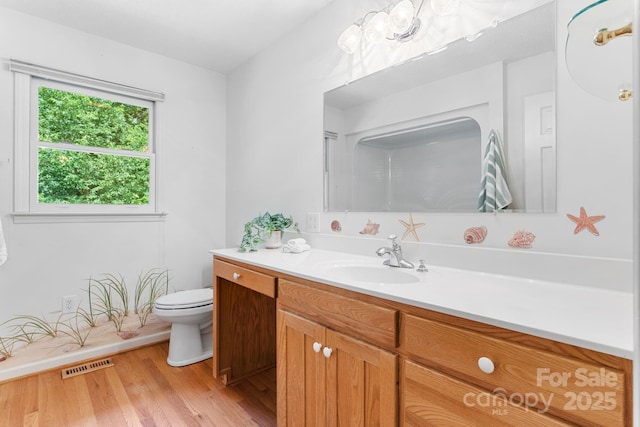 2066 Waterford Way, Morganton, NC 28655 - bathroom featuring vanity and wood finished floors