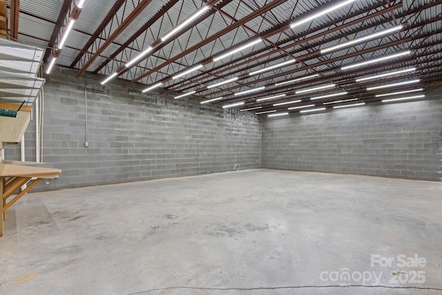 2066 Waterford Way, Morganton, NC 28655 - garage with concrete block wall