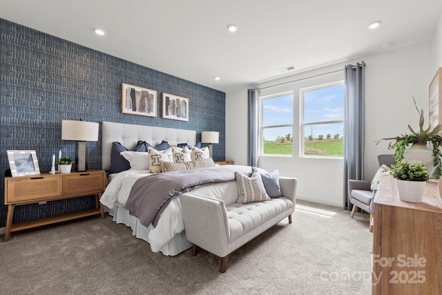 2589 Blue Sky Meadows Dr, Monroe, NC 28110 - bedroom with carpet floors and recessed lighting