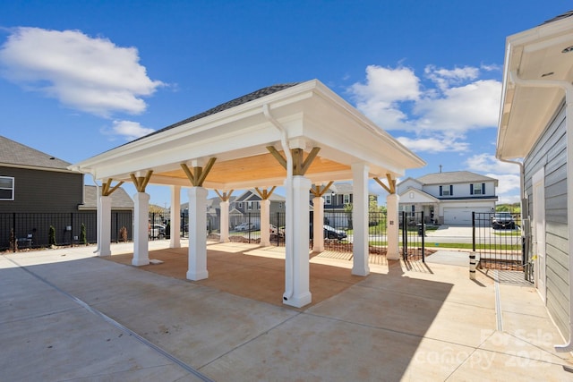 2589 Blue Sky Meadows Dr, Monroe, NC 28110 - view of patio / terrace with a gazebo
