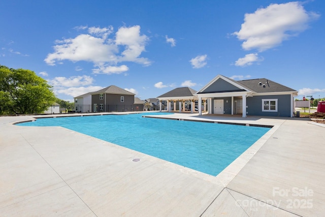 2589 Blue Sky Meadows Dr, Monroe, NC 28110 - community pool featuring a patio
