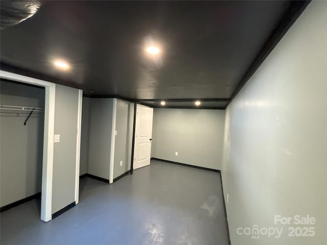 5335 NC-152 Hwy W, China Grove, NC 28023 - finished below grade area featuring recessed lighting