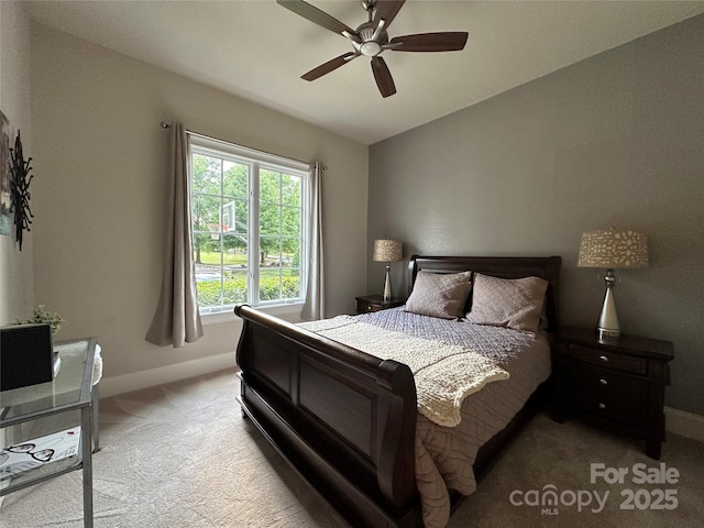7816 Clovervale Dr, Waxhaw, NC 28173 - bedroom with carpet flooring and ceiling fan