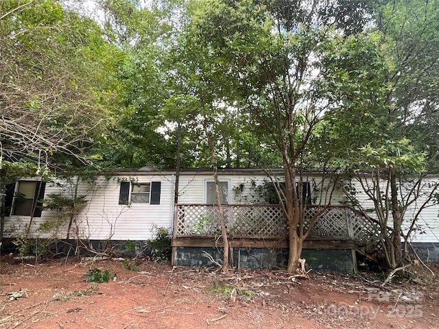 916 Steep Hill Rd, Belmont, NC 28012 - rear view of property with a deck