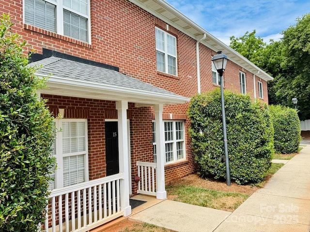 917 Shearer St Unit 15, Davidson, NC 28036 - entrance to property with brick siding and a shingled roof