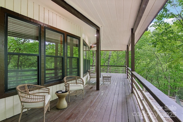 295 Dills Rd, Bryson City, NC 28713 - view of wooden deck
