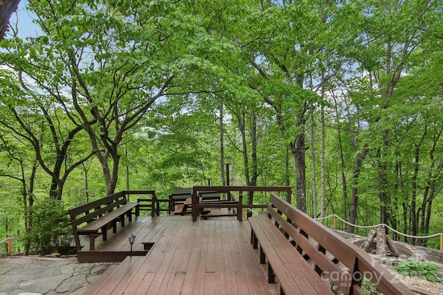 295 Dills Rd, Bryson City, NC 28713 - view of wooden deck