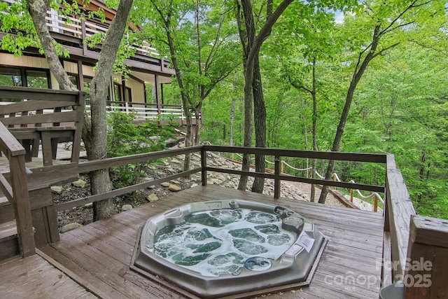 295 Dills Rd, Bryson City, NC 28713 - view of wooden deck