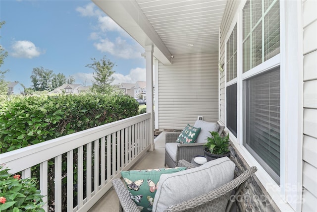 201 Fesperman Cir, Troutman, NC 28166 - balcony with a residential view