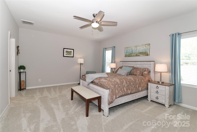 201 Fesperman Cir, Troutman, NC 28166 - bedroom featuring carpet flooring and ceiling fan