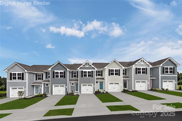 3903 15th Street Dr NE, Hickory, NC 28601 - view of front of house featuring driveway and board and batten siding