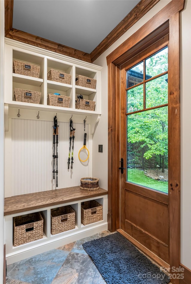 14 Clear Fork Ln, Fairview, NC 28730 - mudroom with ornamental molding