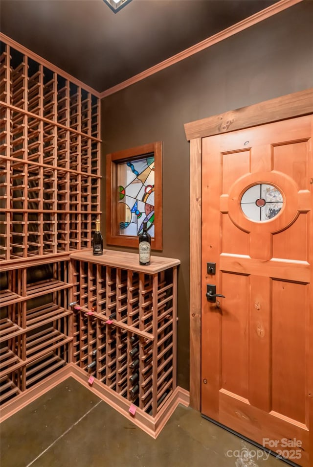 14 Clear Fork Ln, Fairview, NC 28730 - wine area with crown molding