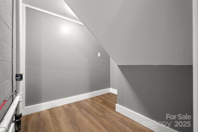 6672 Brevard Rd, Etowah, NC 28729 - additional living space with wood finished floors and lofted ceiling