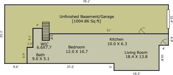 6672 Brevard Rd, Etowah, NC 28729 - view of floor plan / room layout