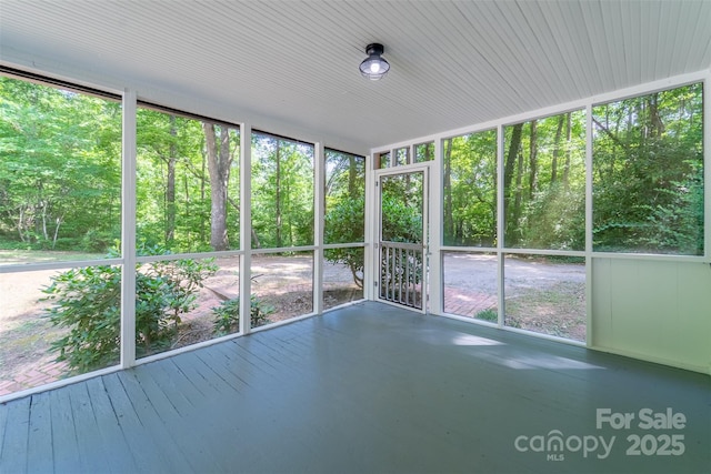 197 Briar Patch Rd, Cullowhee, NC 28723 - view of unfurnished sunroom