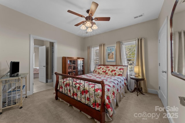 543 Muirfield Way, Salisbury, NC 28144 - bedroom with carpet flooring and ceiling fan