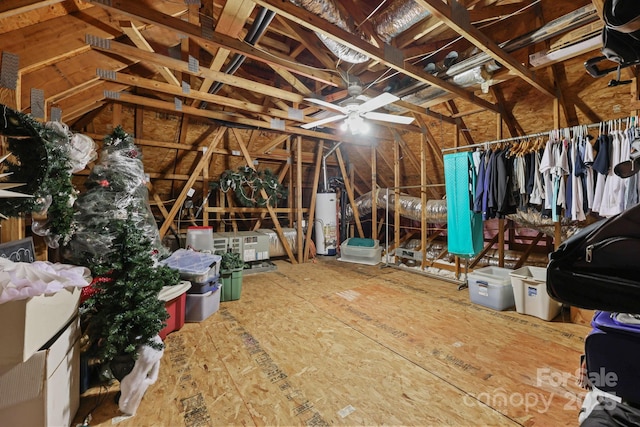 543 Muirfield Way, Salisbury, NC 28144 - attic with water heater