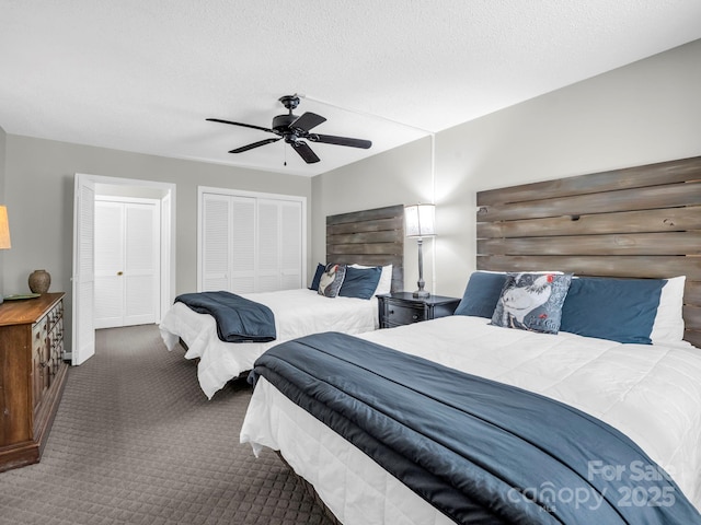 140 W Lake Dr Unit 301, Lake Lure, NC 28746 - carpeted bedroom featuring a ceiling fan and baseboards