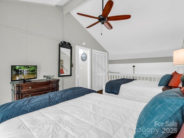 140 W Lake Dr Unit 301, Lake Lure, NC 28746 - bedroom featuring a ceiling fan