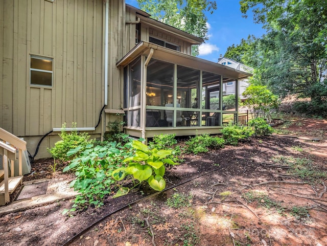140 W Lake Dr Unit 301, Lake Lure, NC 28746 - view of property exterior with a sunroom