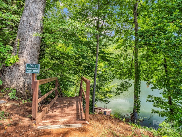 140 W Lake Dr Unit 301, Lake Lure, NC 28746 - view of property's community with a water view