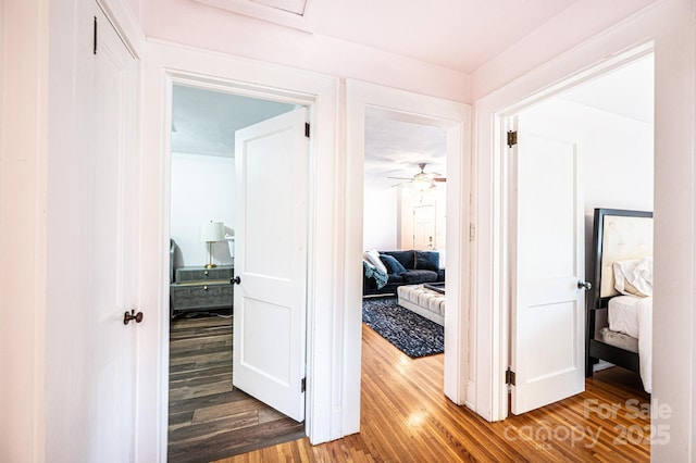 122 15th Ave NW, Hickory, NC 28601 - hall featuring wood finished floors