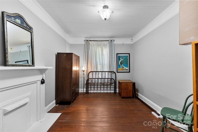 262 8th Ave, Cramerton, NC 28032 - bedroom featuring crown molding and wood finished floors