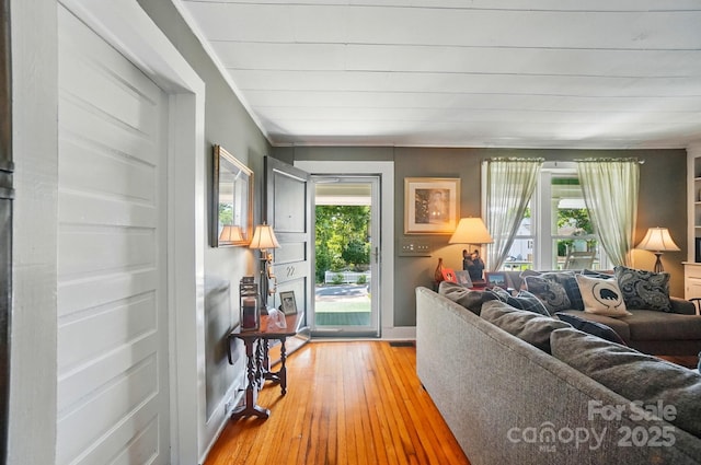22 Poplar St, Belmont, NC 28012 - living area with light wood-type flooring