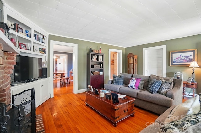 22 Poplar St, Belmont, NC 28012 - living room with light wood finished floors