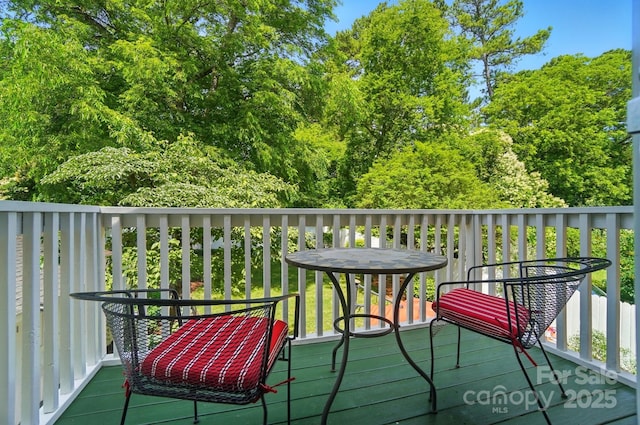 22 Poplar St, Belmont, NC 28012 - view of wooden deck
