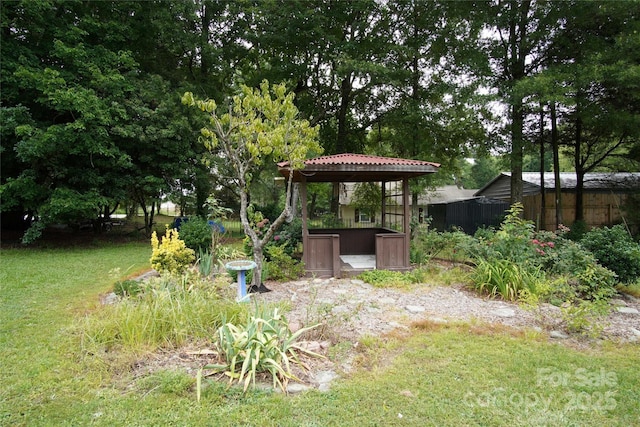 3974 Pleasant Plains Rd, Matthews, NC 28104 - view of yard with a gazebo