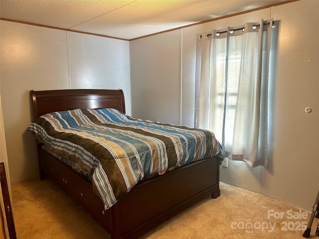 492 Chestnut Mountain Rd, Spruce Pine, NC 28777 - carpeted bedroom featuring crown molding